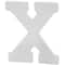 6 Pack: 9" White MDF Whimsy Letter by Make Market®